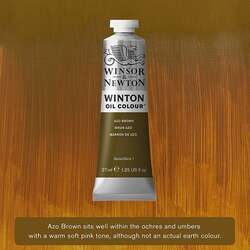Winsor&Newton - Winsor&Newton Winton Yağlı Boya 37ml 389 Azo Brown