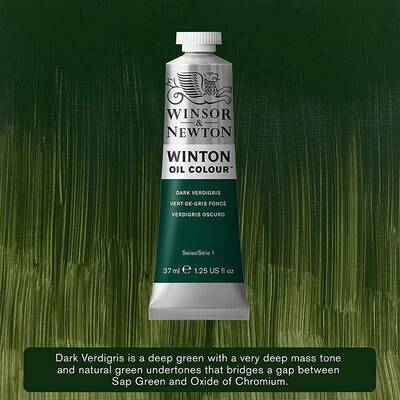 Winsor&Newton Winton Yağlı Boya 37ml 405 Dark Verdigris