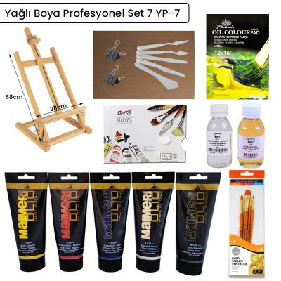 Yağlı Boya Profesyonel Set 7 YP-7