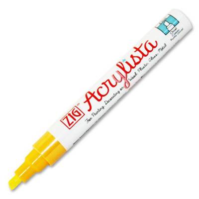 Zig Acrylista Markör Kesik Uç PAC-50 050 Yellow