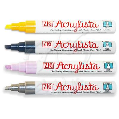 Zig Acrylista Markör Kesik Uç PAC-50 6mm Akrilik Marker Kalem