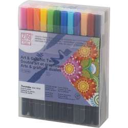 Zig Art & Graphic Twin Brush Pen Çift Uçlu Kalem 48li Set - 4