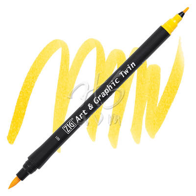 Zig Art & Graphic Twin Marker TUT-80 1 Yellow