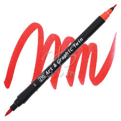 Zig - Zig Art & Graphic Twin Marker TUT-80 2 Red