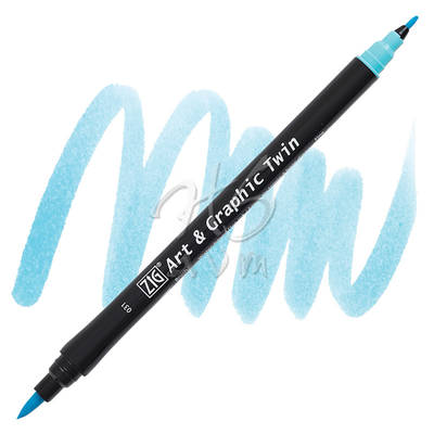 Zig Art & Graphic Twin Marker TUT-80 31 Light Blue