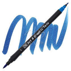 Zig - Zig Art & Graphic Twin Marker TUT-80 37 Persian Blue