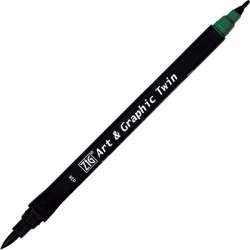 Zig - Zig Art & Graphic Twin Marker TUT-80 38 Marine Green