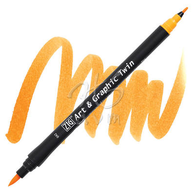 Zig Art & Graphic Twin Marker TUT-80 42 Bright Yellow