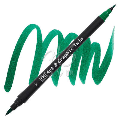 Zig Art & Graphic Twin Marker TUT-80 5 Green