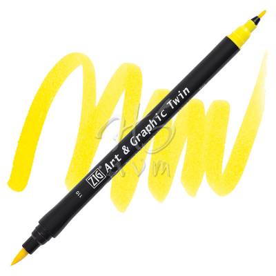 Zig Art & Graphic Twin Marker TUT-80 110 Mid Yellow