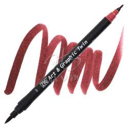 Zig - Zig Art & Graphic Twin Marker TUT-80 260 Deep Red