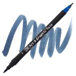 Zig - Zig Art & Graphic Twin Marker TUT-80 63 Dull Blue