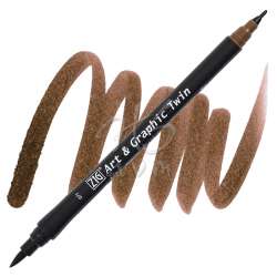 Zig - Zig Art & Graphic Twin Marker TUT-80 71 Mid Brown