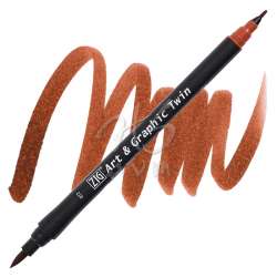 Zig - Zig Art & Graphic Twin Marker TUT-80 72 Brown