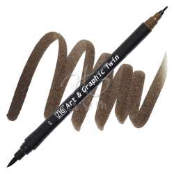 Zig - Zig Art & Graphic Twin Marker TUT-80 77 Deep Brown