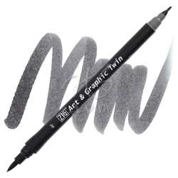 Zig - Zig Art & Graphic Twin Marker TUT-80 87 Gray Brown