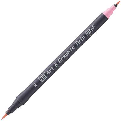 Zig Art&Graphic Twin RB+F Çift Uçlu Çizim Kalemi 021 Light Pink