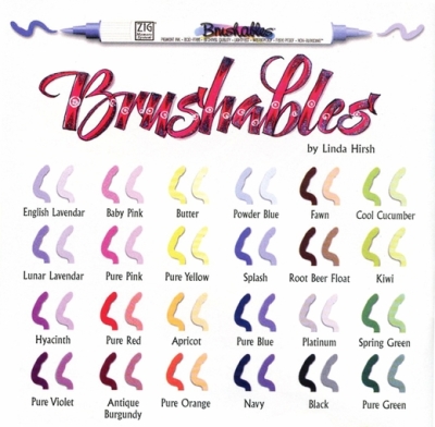 Zig Brushables 2 Renk Tonu Fırça Uçlu Marker Kalem