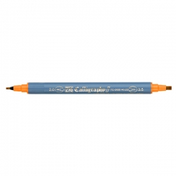 Zig - Zig Calligraphy II Çift Uçlu Kaligrafi 2mm & 3.5mm-Orange 070