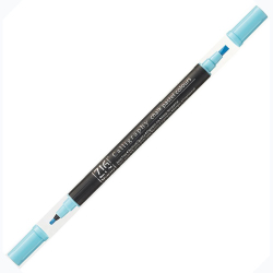 Zig - Zig Calligraphy Chalk Pastel Çift Uçlu Kalem 2mm-3.5mm Blue