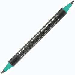 Zig - Zig Calligraphy Chalk Pastel Çift Uçlu Kalem 2mm-3.5mm Green