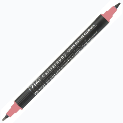 Zig Calligraphy Chalk Pastel Çift Uçlu Kalem 2mm-3.5mm Pink