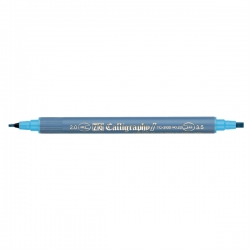Zig - Zig Calligraphy II Çift Uçlu Kaligrafi 2mm&3.5mm-Cobalt Blue 031