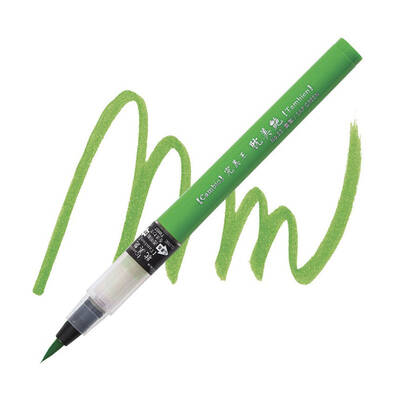 Zig Cambio Tambien Medium Brush Tip Fırça Uçlu Kalem 53 Sap Green