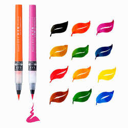 Zig Cambio Tambien Medium Brush Tip Fırça Uçlu Kalem - 3