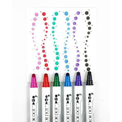 Zig Clean Color Dot Çift Uçlu Marker Kalem 6lı Set