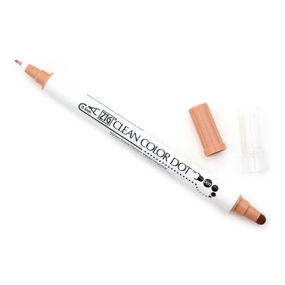 Zig Clean Color Dot Çift Uçlu Marker Kalem Fawn-064