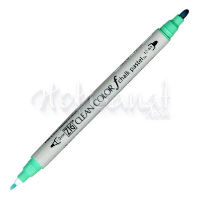 Zig Clean Color f Chalk Pastel Çift Uçlu Marker Kalem Green 040