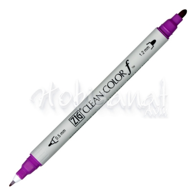 Zig Clean Color f Çift Uçlu Marker Kalem Purple 082