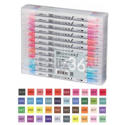 Zig Clean Color f Çift Uçlu Marker Kalem 36lı Set