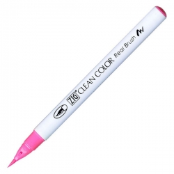 Zig - Zig Clean Color Real Brush Fırça Uçlu Marker 003 Fl Pink