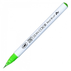 Zig - Zig Clean Color Real Brush Fırça Uçlu Marker 004 Fl Green