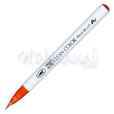 Zig Clean Color Real Brush Fırça Uçlu Marker 023 Scarlet Red