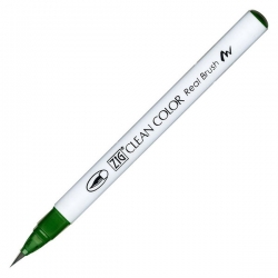 Zig - Zig Clean Color Real Brush Fırça Uçlu Marker Kalem 040 Green