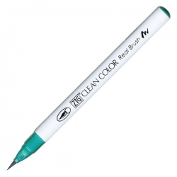 Zig - Zig Clean Color Real Brush Fırça Uçlu Marker 042 Turquoise Green