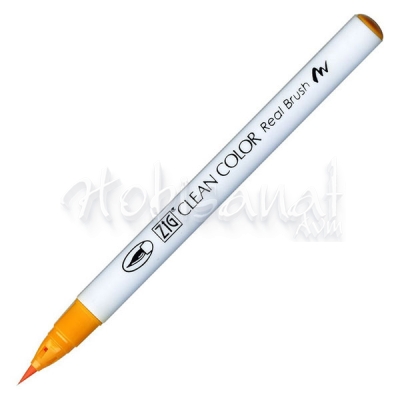 Zig Clean Color Real Brush Fırça Uçlu Marker 052 Bright Yellow