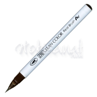 Zig Clean Color Real Brush Fırça Uçlu Marker Kalem 062 Dark Brown