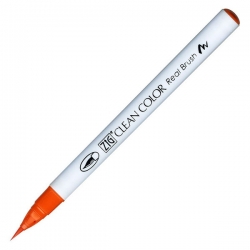 Zig - Zig Clean Color Real Brush Fırça Uçlu Marker Kalem 070 Orange