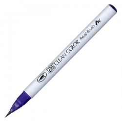Zig - Zig Clean Color Real Brush Fırça Uçlu Marker Kalem 080 Violet