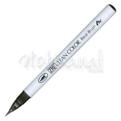 Zig Clean Color Real Brush Fırça Uçlu Marker Kalem 095 Dark Gray