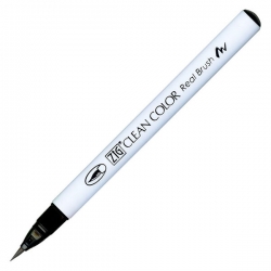 Zig - Zig Clean Color Real Brush Fırça Uçlu Marker Kalem 096 Mid Gray