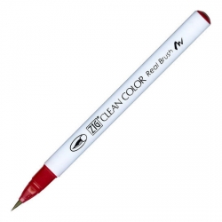 Zig - Zig Clean Color Real Brush Fırça Uçlu Marker Kalem 260 Deep Red