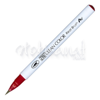 Zig Clean Color Real Brush Fırça Uçlu Marker Kalem 260 Deep Red