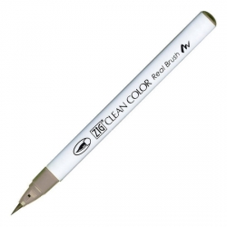 Zig - Zig Clean Color Real Brush Fırça Uçlu Marker Kalem 901 Gray Tint