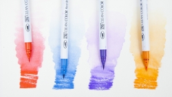Zig Clean Color Real Brush Fırça Uçlu Marker Kalem 60lı Set - 3