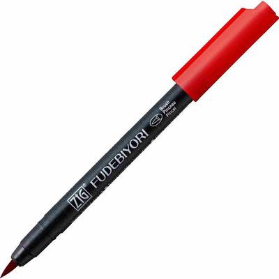 Zig Fudebiyori Brush Pen Yaldızlı 022 Carmine Red